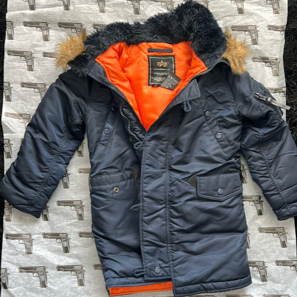 Alpha industries parka in Navy 6/7